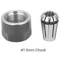 thumbnail image 1 of ER11 Chuck Collets Clamping Nuts Lathe Parts for CNC Milling Engraving Machine, 1 of 7