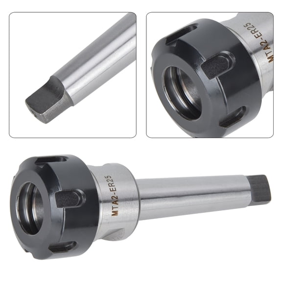ER25 Collet Chuck Holder Collet Chuck Holder, Strong Clamping Spindle Shank for Lathes for Milling for Drilling