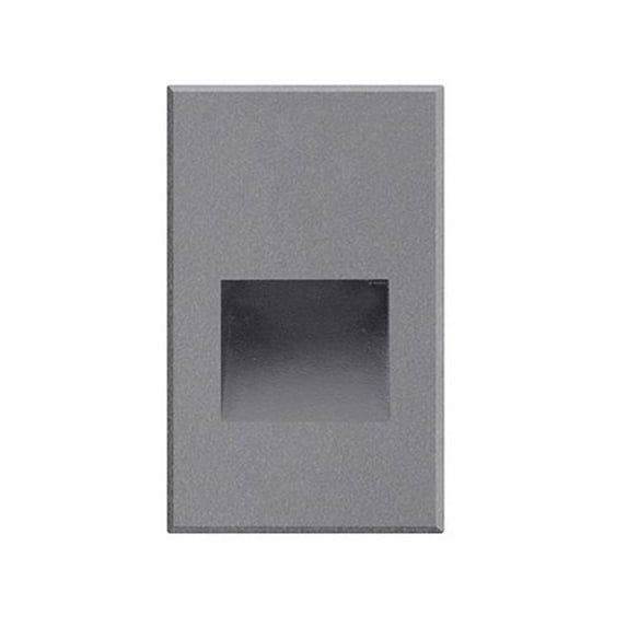 ER3005-MG-Kuzco Lighting-Sonic - 3 Inch 3W 1 LED Horizontal Rectangle Step Light Marine Grey Finish