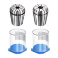 thumbnail image 1 of ER32-10mm & ER32-8mm Spring Collet Chucks for CNC Engraving Machine Lathe Tool, 1 of 5