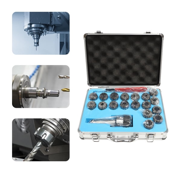 ER32 Collet 18PC Set MT3 Shank Chuck Tools for Milling Machine Lathe Drilling