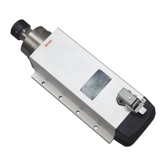 ER32 Flanged Square Spindle Motor 220V 7.5KW for Woodworking CNC Router Cutting Machine