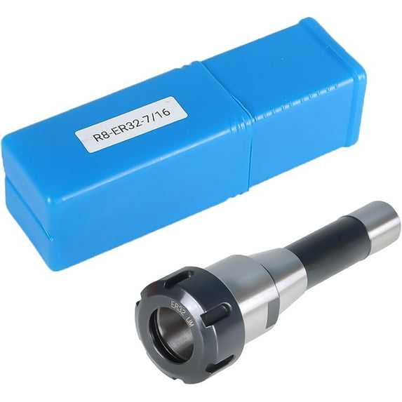 ER32 R8 7/16 Inch Thread Collet Chuck Holder Fixed CNC Milling Shank Machine Lathe and 25-45 Spanner