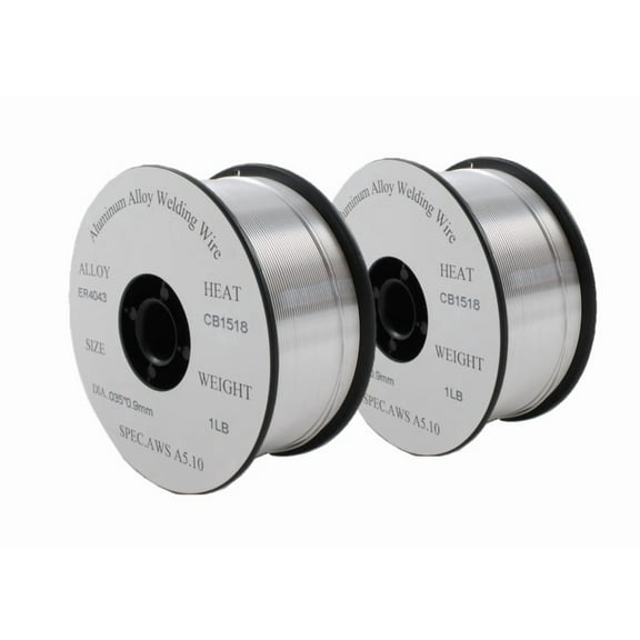 ER4043- MIG Aluminum Welding Wire - 1 Lb x 0.035" (2 SPOOLS)