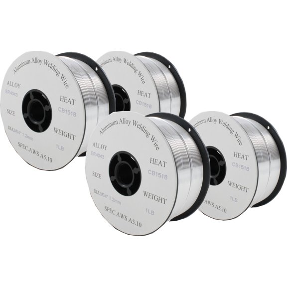 ER4043- MIG Aluminum Welding Wire - 1 Lb x 0.045" (4 SPOOLS)