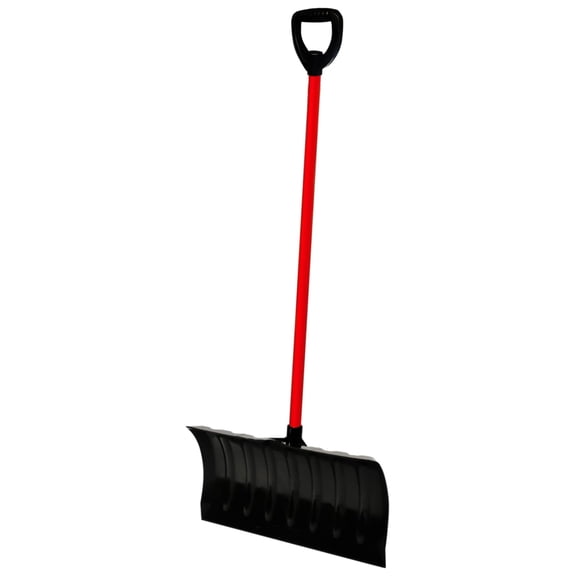 ERA Infinity Snow Shovel 21-inch Pusher-Style Blade, Red/Black