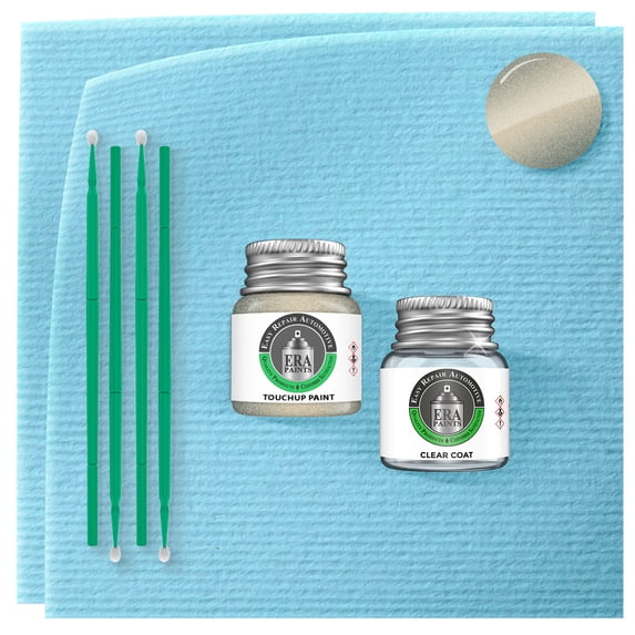 ERA Paints 1245/653/751/HES - Vienna Green Metallic for LAND ROVER Exact Match Touch Up Paint Jar - Essential Kit