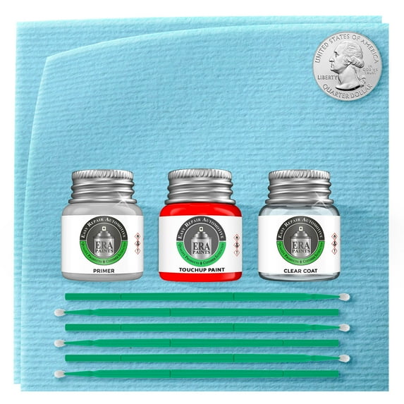 ERA Paints 163C/A4D/PWE/RWE - Arctic White for FIAT Exact Match Touch Up Paint Jar - Premium Kit
