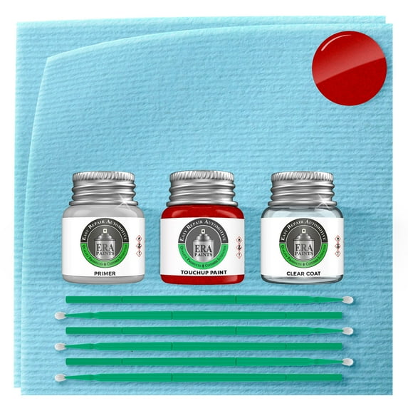 ERA Paints 1E - Molten for KIA Exact Match Touch Up Paint Jar - Premium Kit