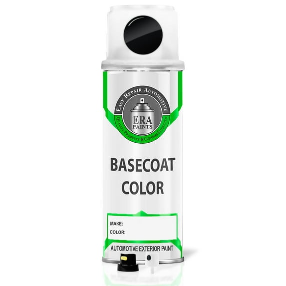 ERA Paints 204 - Black Metallic for TOYOTA Exact Match Touch Up Paint Spray - Basic Kit