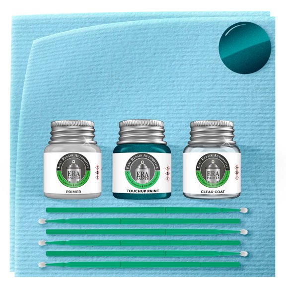 ERA Paints 21F/R1 - Dark Teal Metallic for MAZDA Exact Match Touch Up Paint Jar - Premium Kit