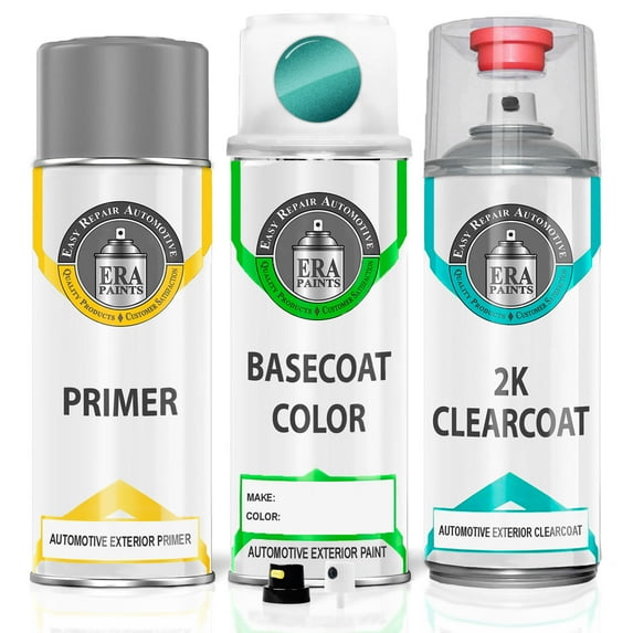 ERA Paints 23I/24M/2B6/B5 - Wimbledon Green Metallic for PORSCHE Exact Match Touch Up Paint Spray - 2K Premium Kit