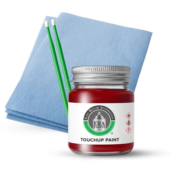 ERA Paints 241 - Red for Volvo - Exact Match Automotive Touch Up Paint Jar - Car Scratch & Chip Repair - Basic Kit
