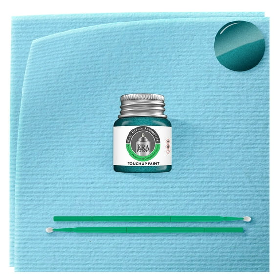 ERA Paints 247 - Barbados Green Metallic for BMW Exact Match Touch Up Paint Jar - Basic Kit