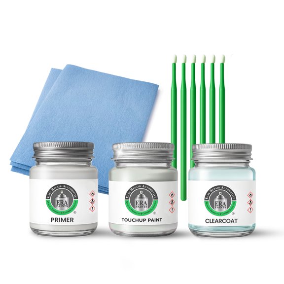 ERA Paints 249 - New White for Volvo - Exact Match Automotive Touch Up Paint Jar - Car Scratch & Chip Repair - Premium Kit
