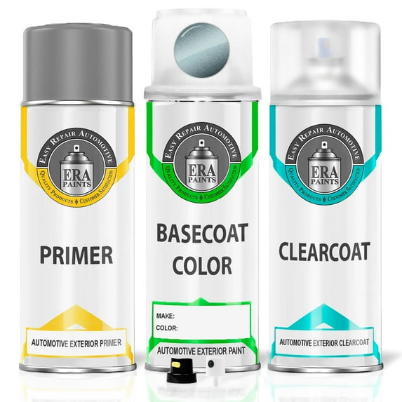 ERA Paints 24B - Glacier Blue Metallic for MAZDA Exact Match Touch Up Paint Spray - Premium Kit