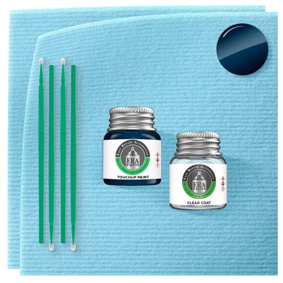ERA Paints 27R - Ink Blue Metallic for MAZDA Exact Match Touch Up Paint Jar - Essential Kit