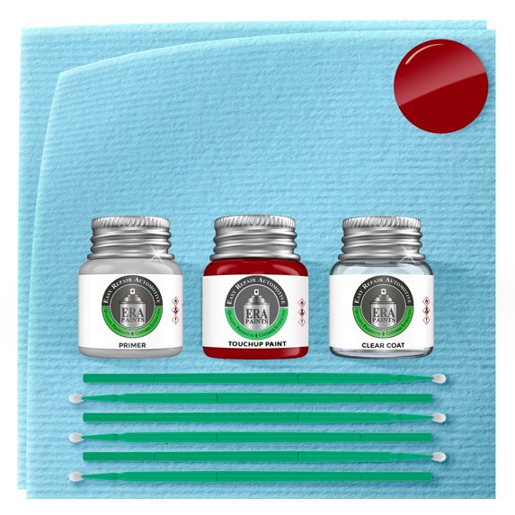 ERA Paints 289/414/PRR/PRW - Rosso Alfa for ALFA ROMEO Exact Match Touch Up Paint Jar - Premium Kit