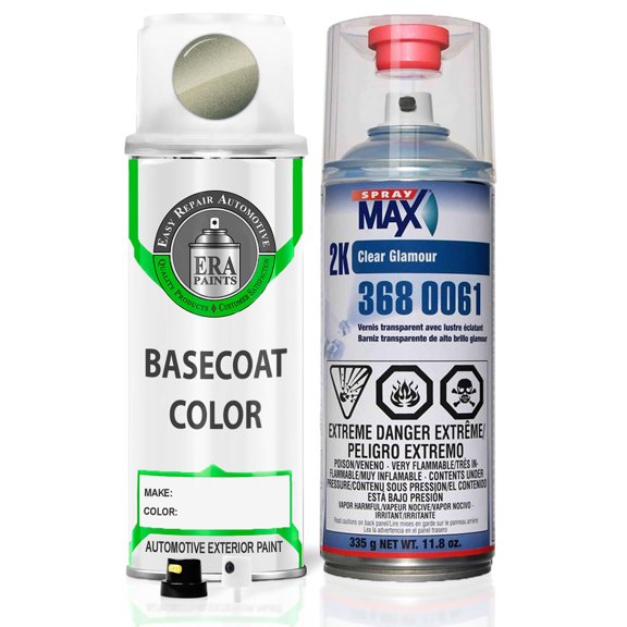 ERA Paints 34W/922 - Willow Green Opal for SUBARU Exact Match Spray Paint Spray - Essential Kit w/ 2K SprayMax Clearcoat