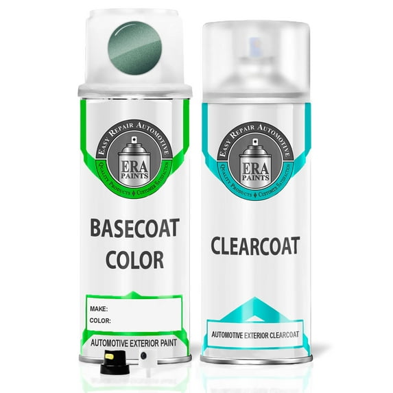 ERA Paints 393 - Sea Green Metallic for BMW Exact Match Touch Up Paint Spray - Essential Kit