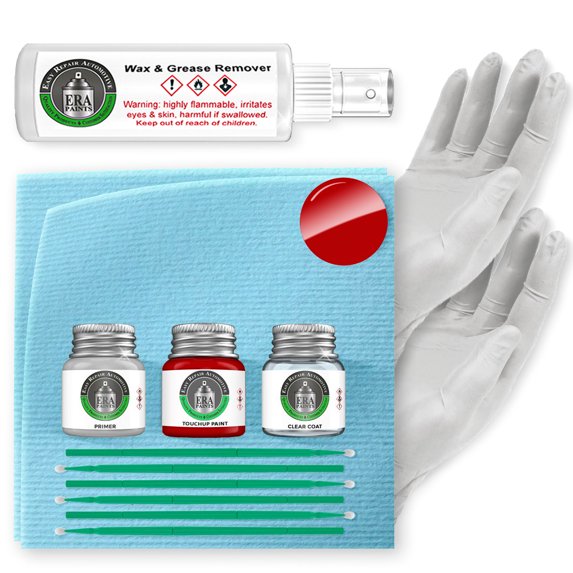 ERA Paints 3E5 - Super Red for TOYOTA Exact Match Touch Up Paint Jar - Pro Kit