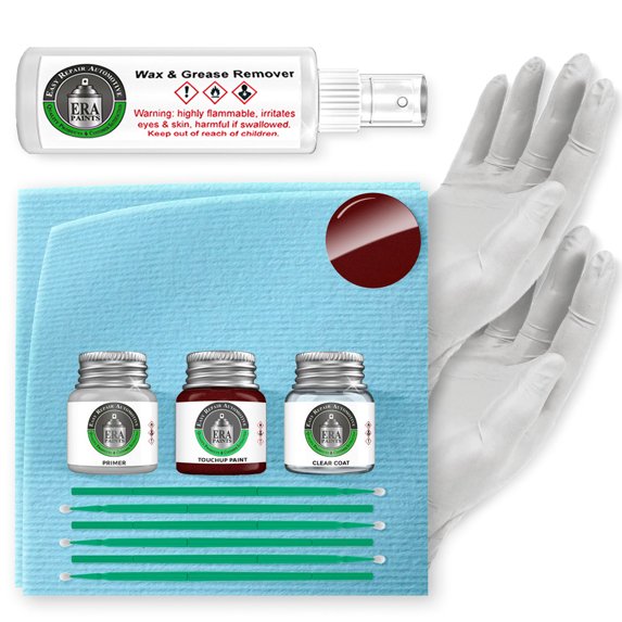ERA Paints 3R8 - Brick Red Metallic for TOYOTA Exact Match Touch Up Paint Jar - Pro Kit