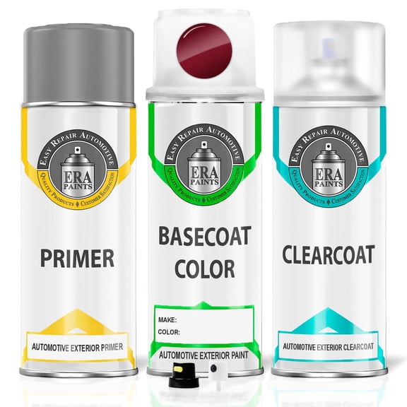 ERA Paints 3T3 - Ruby Flare Pearl for TOYOTA Exact Match Touch up Paint Spray - Premium Kit