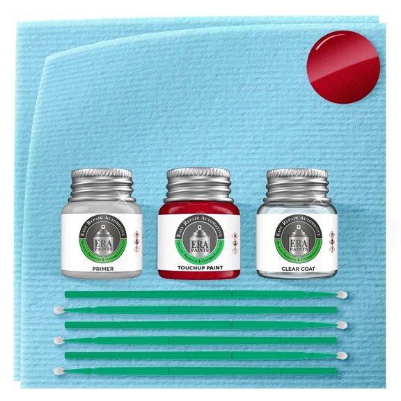ERA Paints 41N - Red Candy 2 Metallic for MAZDA Exact Match Touch up Paint Jar - Premium Kit