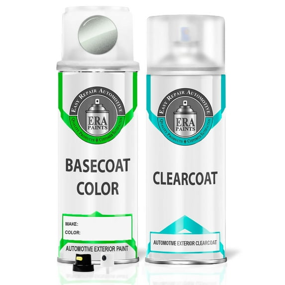 ERA Paints 456 - Crystal Green Metallic for VOLVO Exact Match Touch Up Paint Spray - Essential Kit