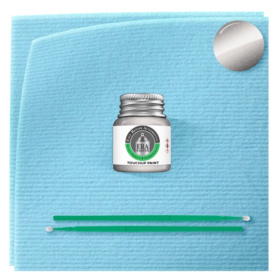 ERA Paints 458/MUD - Aspen Silver Metallic for LAND ROVER Exact Match Touch Up Paint Jar - Basic Kit