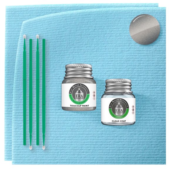 ERA Paints 462 - Flint Gray Metallic for VOLVO Exact Match Touch up Paint Jar - Essential Kit