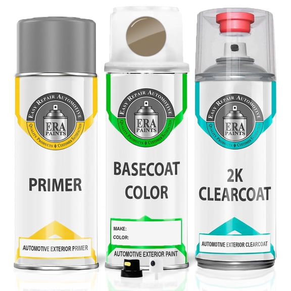 ERA Paints 4V6 - Quicksand for TOYOTA Exact Match Touch up Paint Spray - 2K Premium Kit