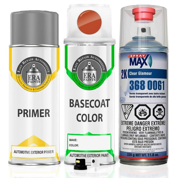 ERA Paints 4W2 - Magma for SCION Exact Match Spray Paint Spray - Premium Kit w/ 2K SprayMax Clearcoat