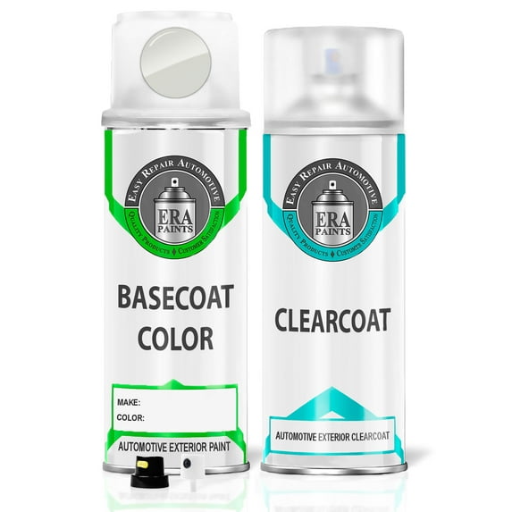 ERA Paints 614 - Ice White for VOLVO Exact Match Touch Up Paint Spray - Essential Kit