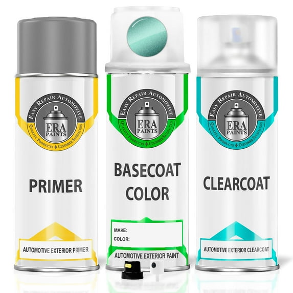 ERA Paints 6R0 - Caribbean Green Metallic for TOYOTA Exact Match Touch Up Paint Spray - Premium Kit