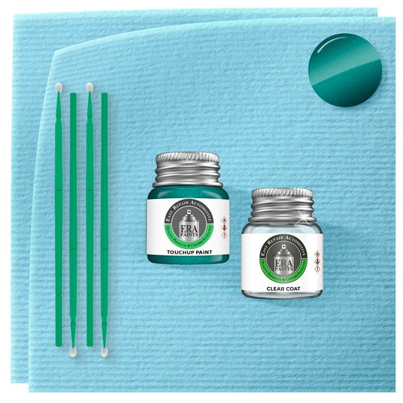 ERA Paints 732 - Virdian Green Mica for ISUZU Exact Match Touch Up Paint Jar - Essential Kit