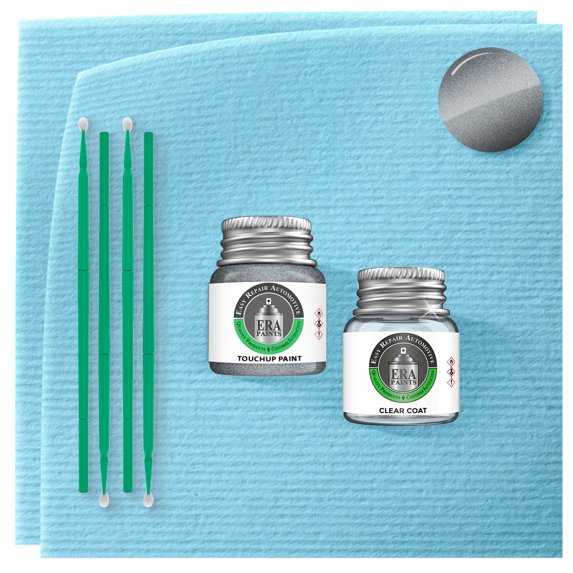 ERA Paints 787/7787 - Mountain Gray Metallic for MERCEDES Exact Match Touch Up Paint Jar - Essential Kit