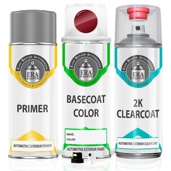 ERA Paints 82F - Canyon Red Pearl for SUBARU Exact Match Touch up Paint Spray - 2K Premium Kit