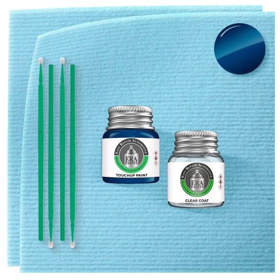 ERA Paints 858 - Empire Blue Mica for ISUZU Exact Match Touch Up Paint Jar - Essential Kit