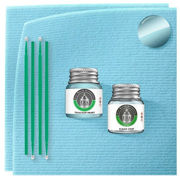 ERA Paints 8N0 - Zephyr Blue Metallic for TOYOTA Exact Match Touch Up Paint Jar - Essential Kit