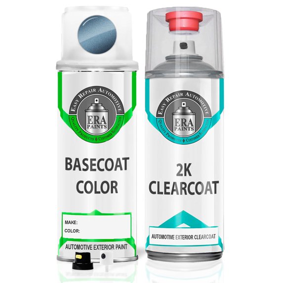 ERA Paints 8R3 - Pacific Blue Metallic for TOYOTA Exact Match Touch Up Paint Spray - 2K Essential Kit