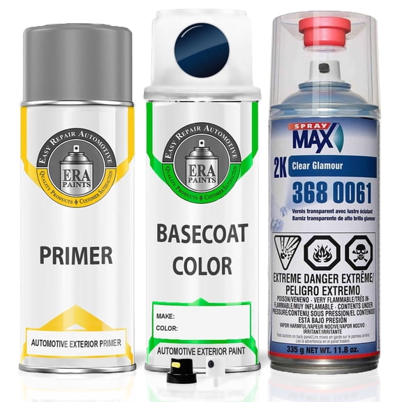 ERA Paints 8S6 - Nautical Blue Metallic for SCION Exact Match Spray Paint Spray - Premium Kit W/ 2K SprayMax Clearcoat