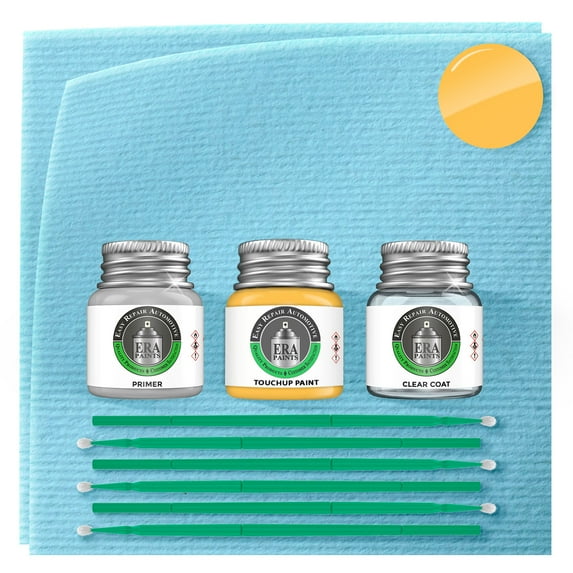 ERA Paints 902 - Liquid Yellow for MINI Exact Match Touch Up Paint Jar - Premium Kit