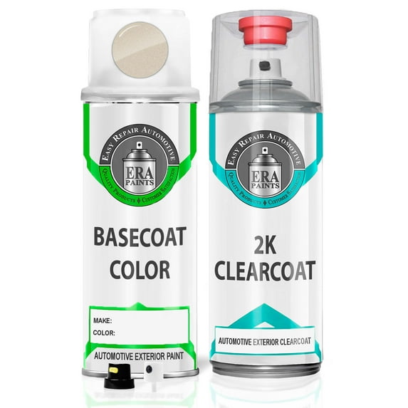 ERA Paints A1/A1W - Vanilla Shake for KIA Exact Match Touch Up Paint Spray - 2K Essential Kit
