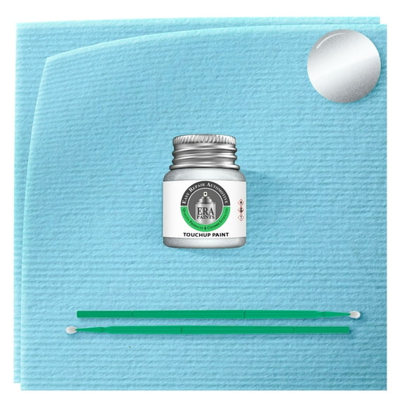ERA Paints A83 - Glacier Silver 2 Metallic for BMW Exact Match Touch Up Paint Jar - Basic Kit