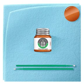 ERA Paints AA/6V - Pastel Adobe for Ford - Exact Match Automotive Touch Up Paint Jar - Car Scratch & Chip Repair - Basic Kit