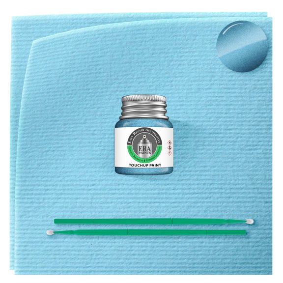 ERA Paints B33 - Temp Blue Metallic for Nissan - Exact Match Automotive Touch Up Paint Jar - Car Scratch & Chip Repair - Basic Kit