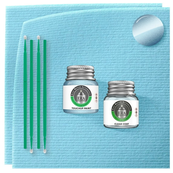 ERA Paints B506M - Ice Blue Metallic for HONDA Exact Match Touch Up Paint Jar - Essential Kit