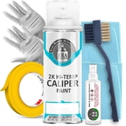 ERA Paints Blue Brake Caliper Paint Kit with Omni-Curing Catalyst - 2K Aerosol High Gloss Chemical Resistant and Extremely Durable Against Color Fade and Brake Fluid