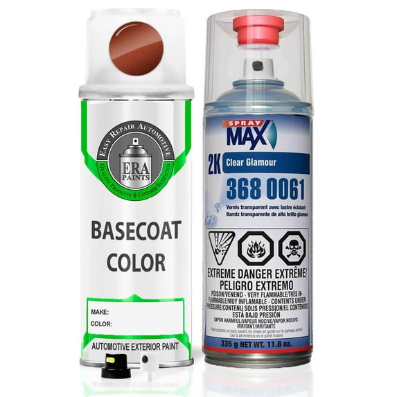 ERA Paints C1X - Sunset Orange Metallic for BMW Exact Match Spray Paint Spray - Essential Kit w/ 2K SprayMax Clearcoat